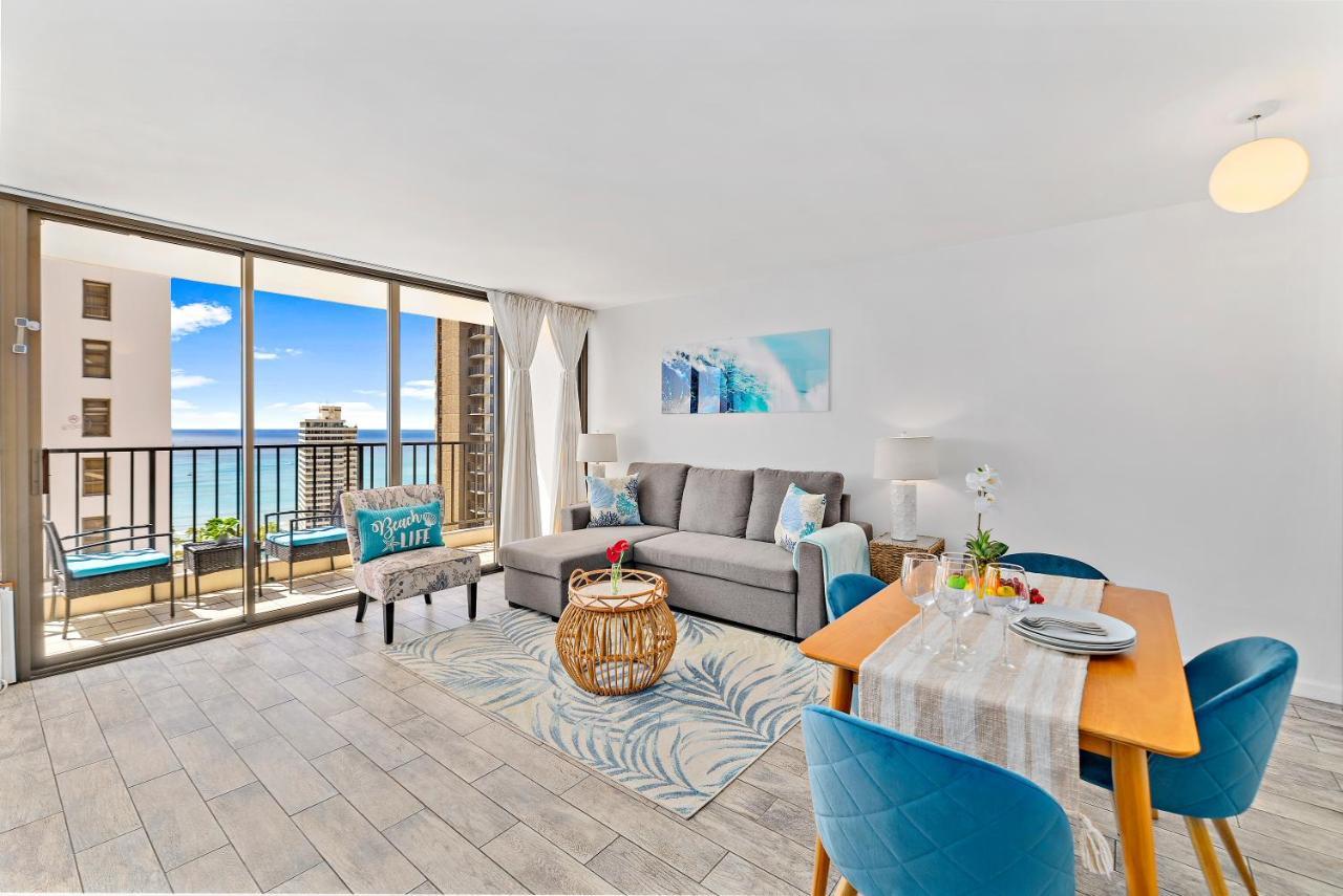 1Br With Great Ocean Views, 1 Block To Waikiki Beach Honolulu Eksteriør billede