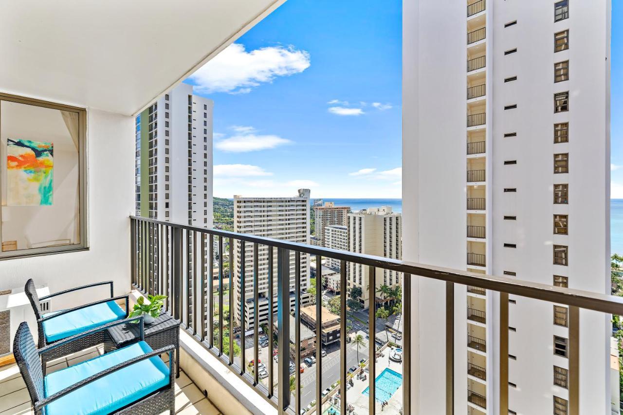 1Br With Great Ocean Views, 1 Block To Waikiki Beach Honolulu Eksteriør billede