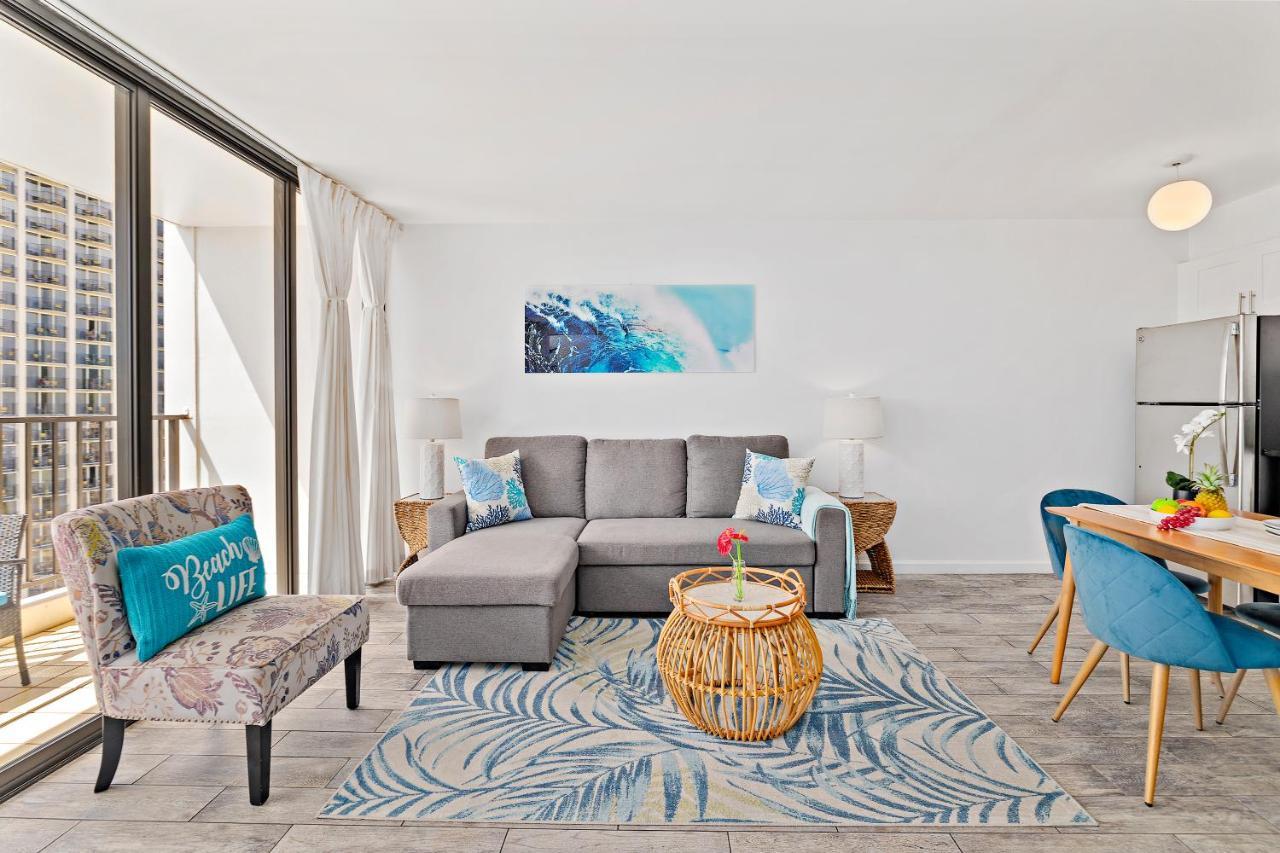 1Br With Great Ocean Views, 1 Block To Waikiki Beach Honolulu Eksteriør billede