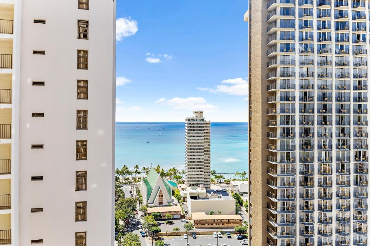 1Br With Great Ocean Views, 1 Block To Waikiki Beach Honolulu Eksteriør billede