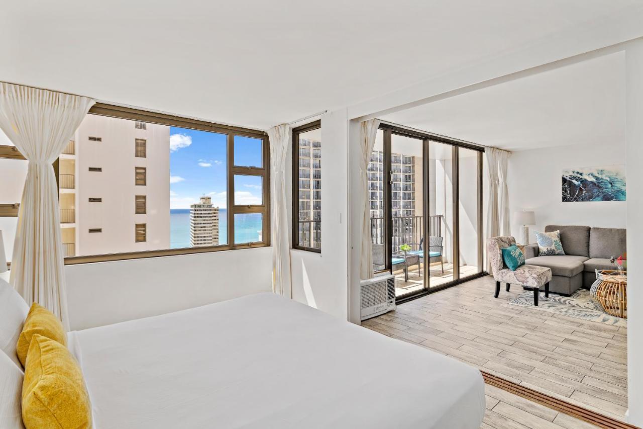 1Br With Great Ocean Views, 1 Block To Waikiki Beach Honolulu Eksteriør billede