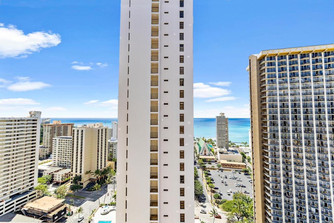 1Br With Great Ocean Views, 1 Block To Waikiki Beach Honolulu Eksteriør billede
