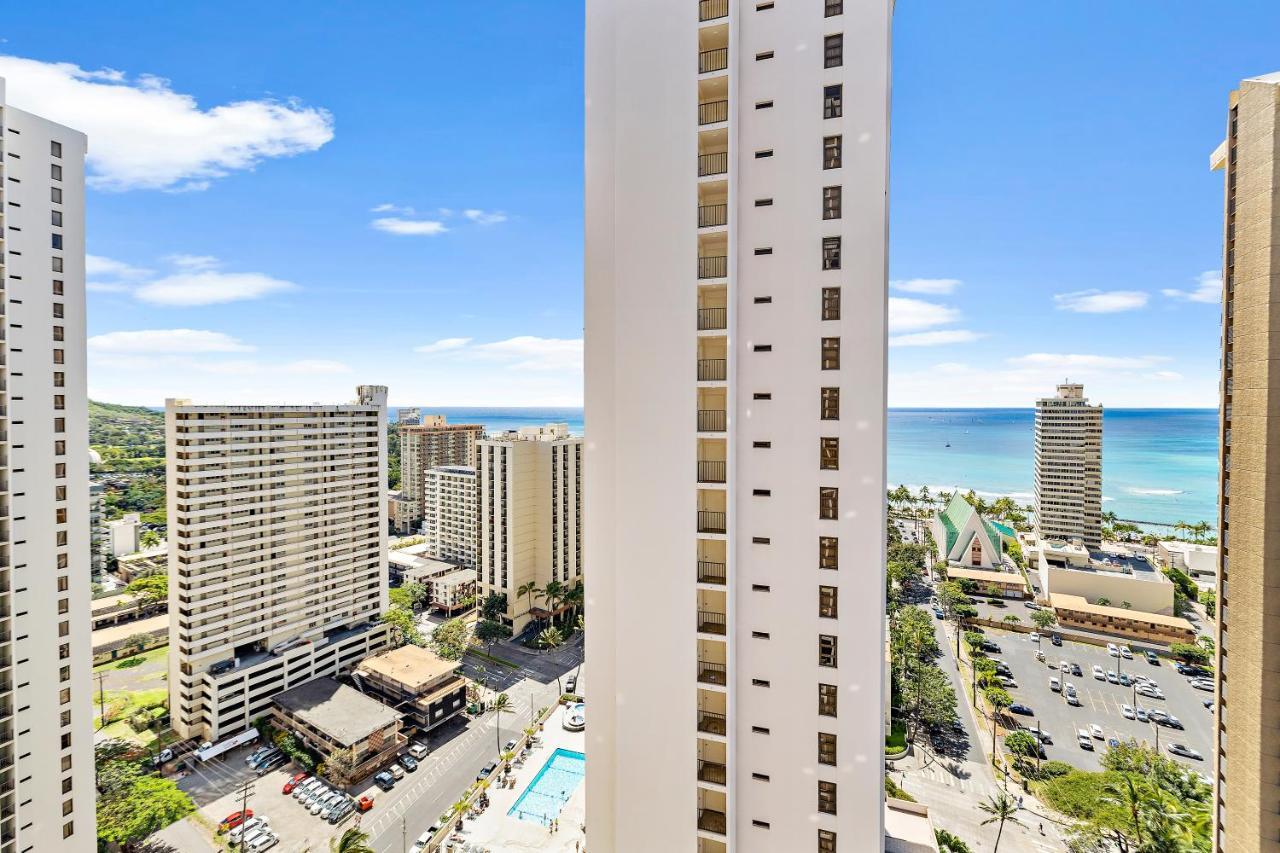 1Br With Great Ocean Views, 1 Block To Waikiki Beach Honolulu Eksteriør billede