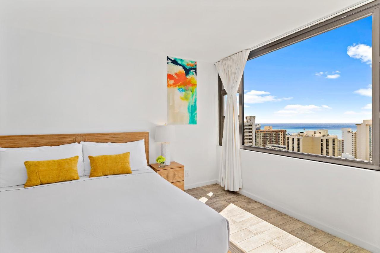 1Br With Great Ocean Views, 1 Block To Waikiki Beach Honolulu Eksteriør billede