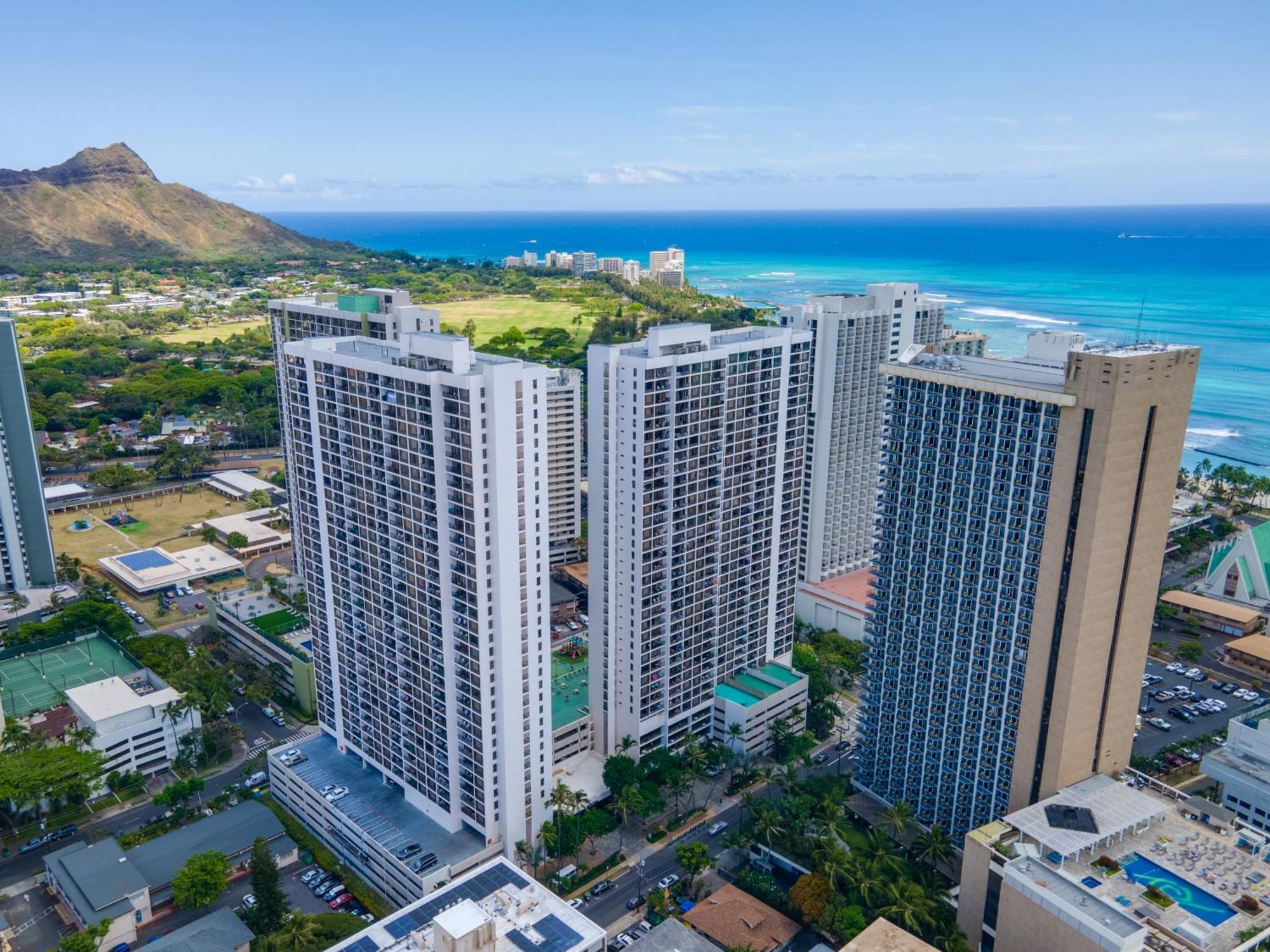 1Br With Great Ocean Views, 1 Block To Waikiki Beach Honolulu Eksteriør billede